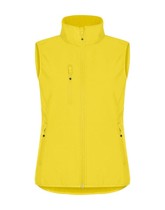 Ladies Classic Softshell Vest - Lemon