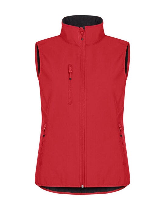 Ladies Classic Softshell Vest - Red