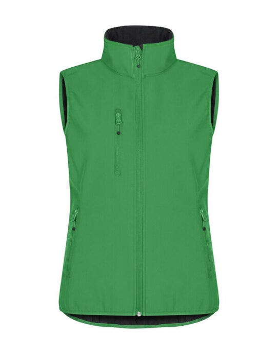 Ladies Classic Softshell Vest - Apple Green