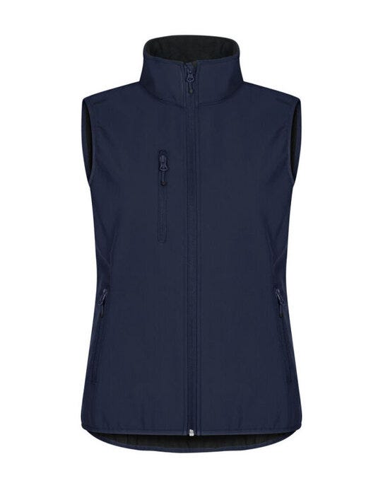 Ladies Classic Softshell Vest - Dark Navy