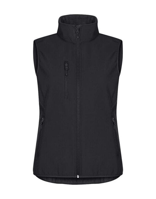 Ladies Classic Softshell Vest - Black