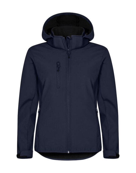 Ladies Classic Softshell Hoody - Dark Navy