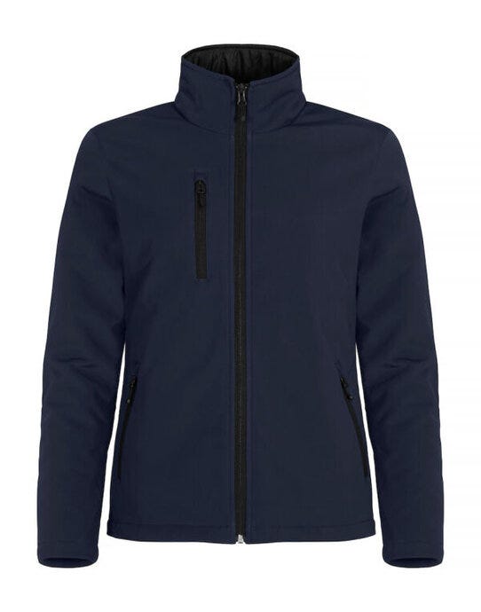Ladies Padded Softshell - Dark Navy
