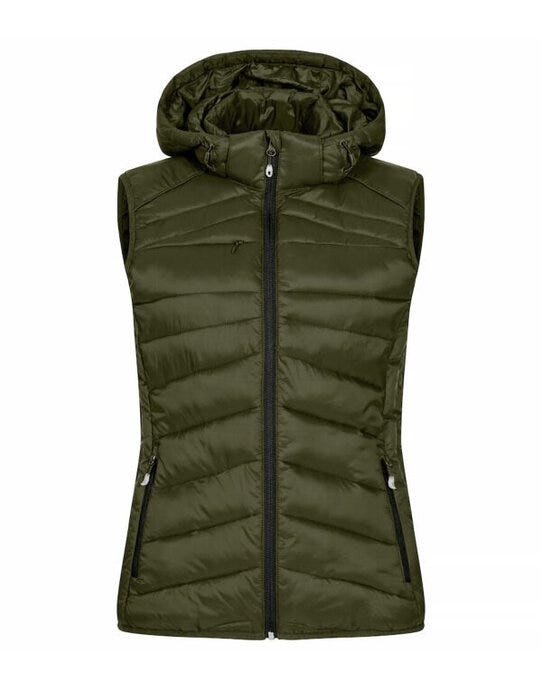 Ladies Idaho Vest - Fog Green