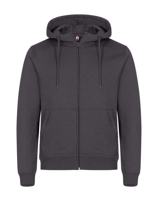 Miami Full Zip Hoody - Metal Grey