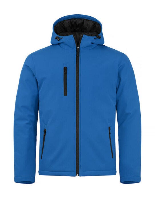 Padded Hoody Softshell - Royal Blue