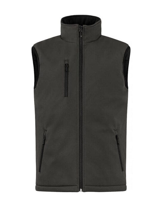 Padded Softshell Vest - Dark Grey