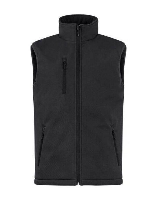 Padded Softshell Vest - Black