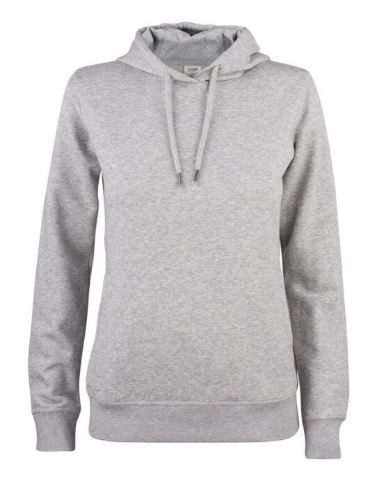 Ladies Premium OC Hoody - Grey Melange