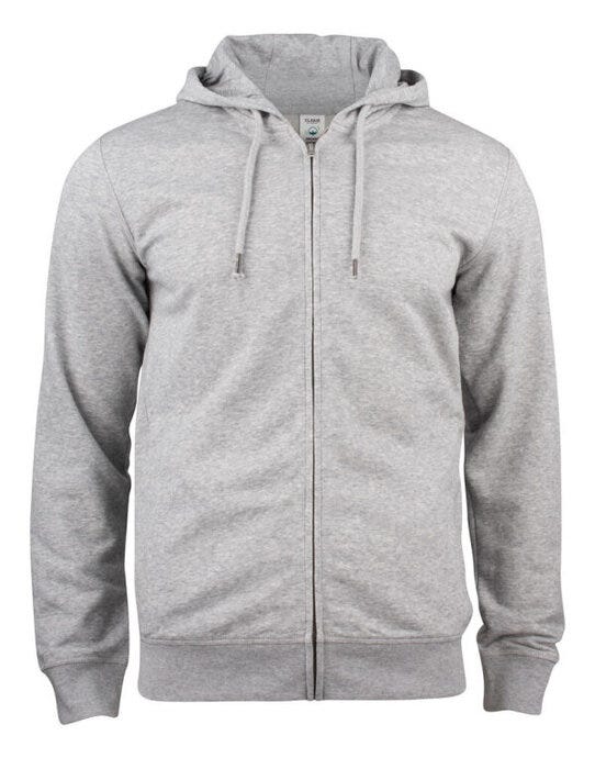 Premium OC Full Zip Hoody - Grey Melange