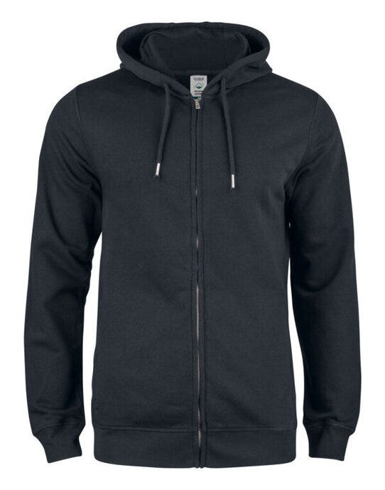 Premium OC Full Zip Hoody - Black