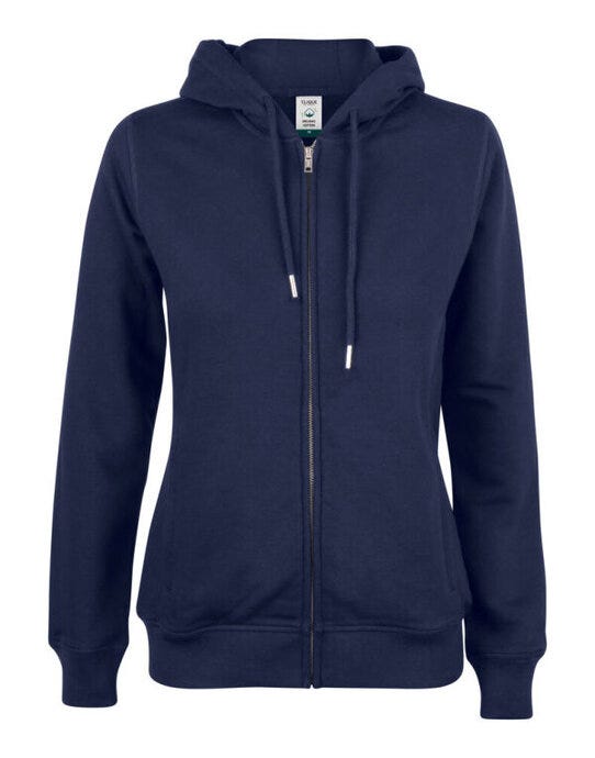 Ladies Premium OC Full Zip Hoody - Dark Navy