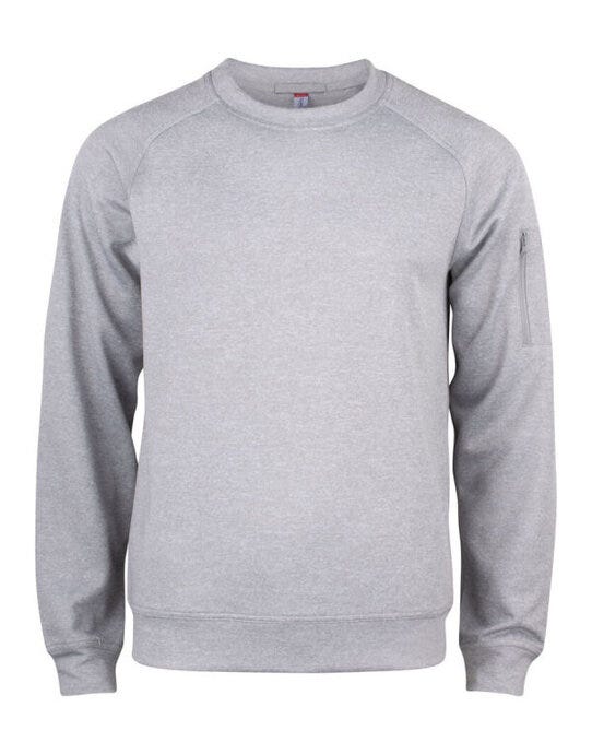 Basic Active Roundneck - Grey Melange