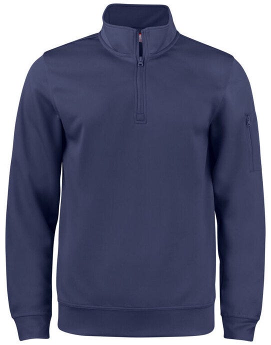 Basic Active Half Zip - Dark Navy