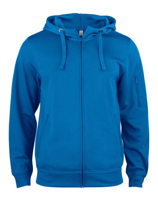 Basic Active Full Zip Hoody - Royal Blue