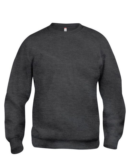 Basic Roundneck - Anthracite Melange