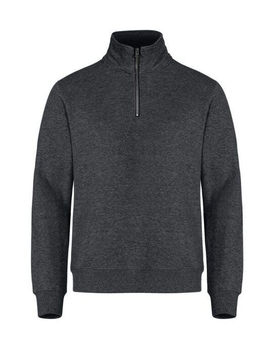 Basic Half Zip - Anthracite Melange