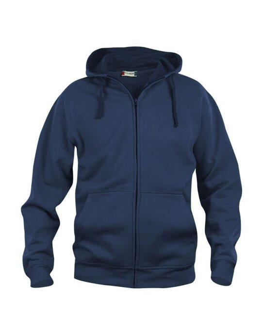 Basic Hoody Full Zip Men's - Dark Navy