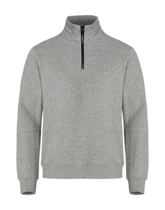 Classic Half Zip - Grey Melange