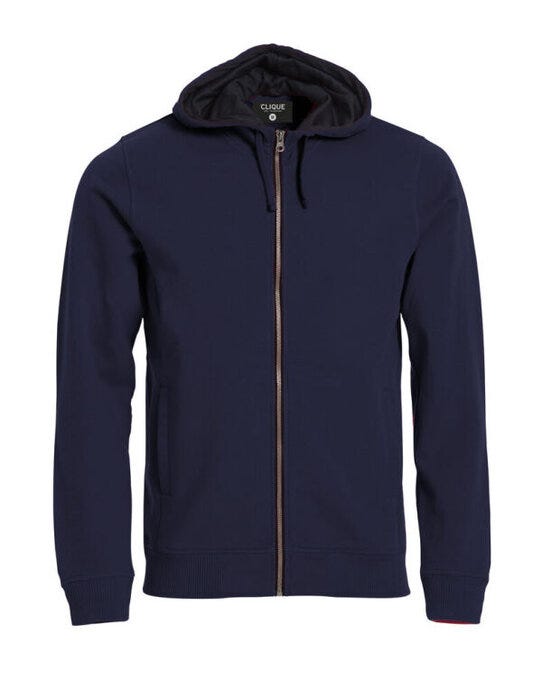 Classic Full Zip Hoody - Dark Navy
