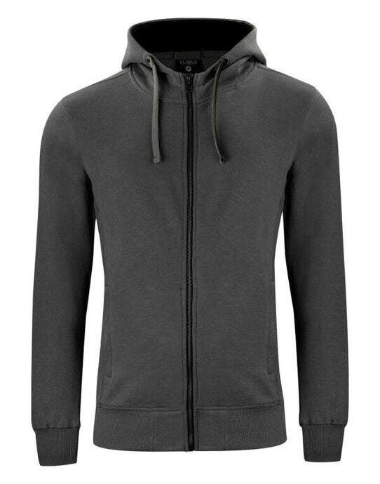 Classic Full Zip Hoody - Anthracite Melange