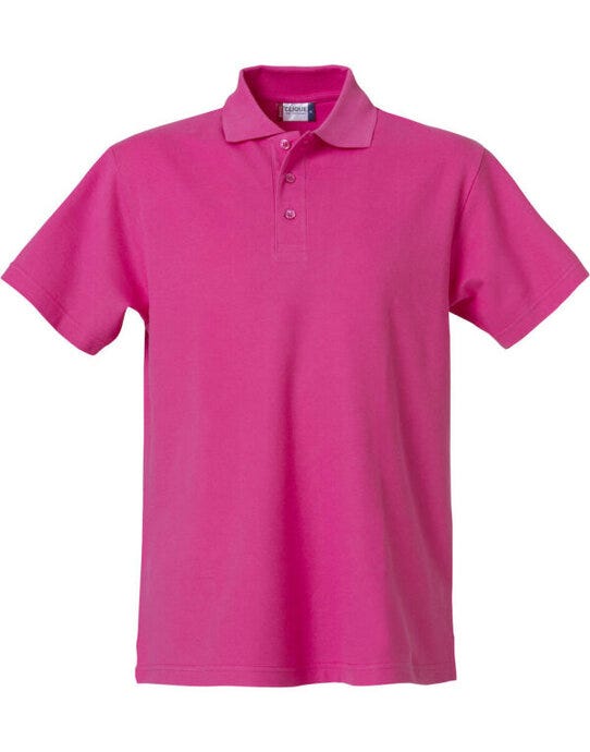 Basic Polo - Bright Cerise