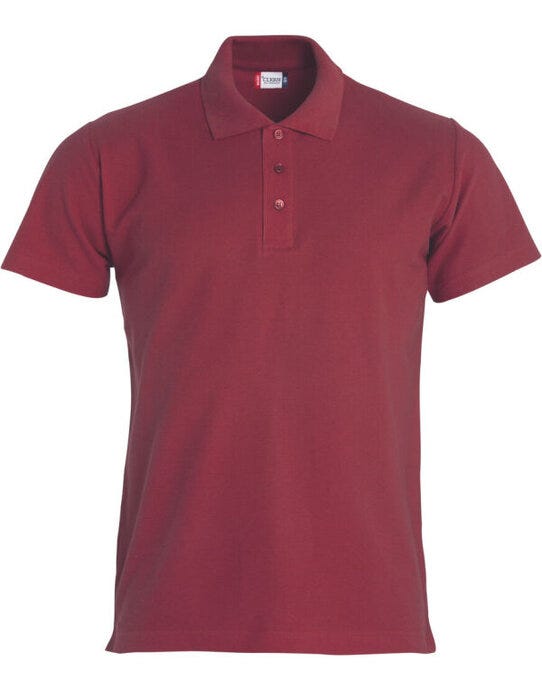 Basic Polo - Burgundy