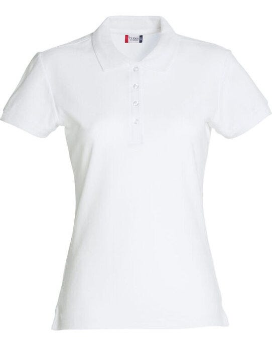 Ladies Basic Polo - White