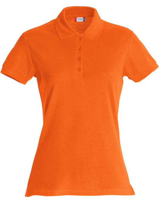 Ladies Basic Polo - Blood Orange
