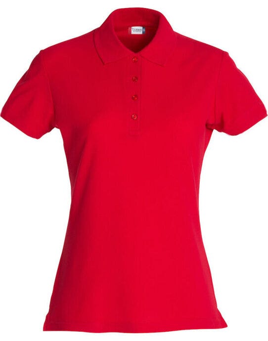 Ladies Basic Polo - Red