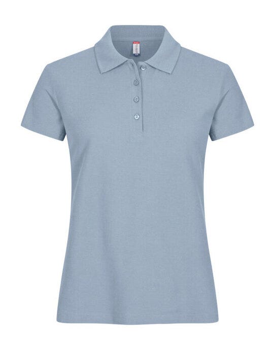 Ladies Basic Polo - Soft Blue