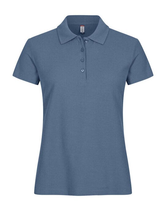 Ladies Basic Polo - Steel Blue