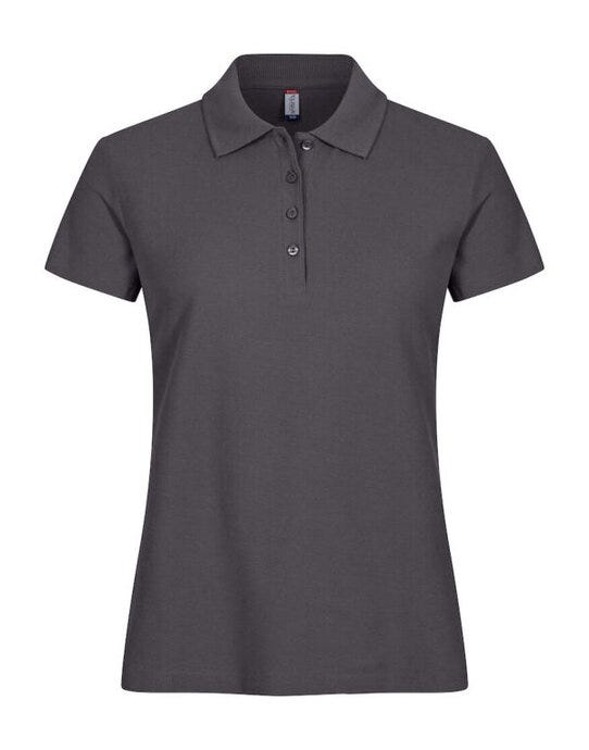 Ladies Basic Polo - Metal Grey