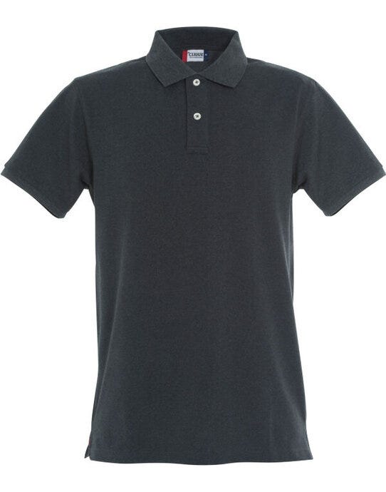 Stretch Premium Polo - Anthracite Melange