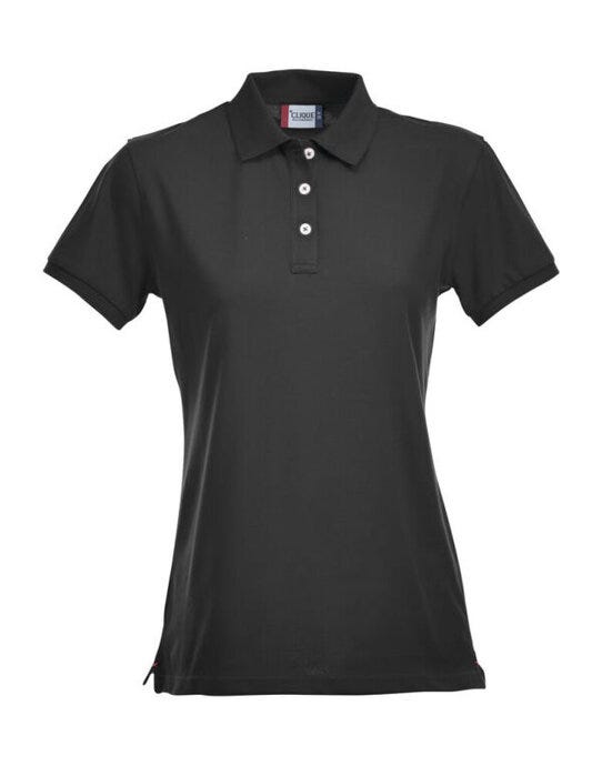 Ladies Stretch Premium Polo - Black