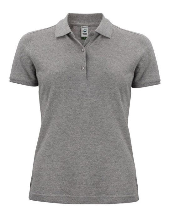 Ladies Classic OC Polo - Grey Melange