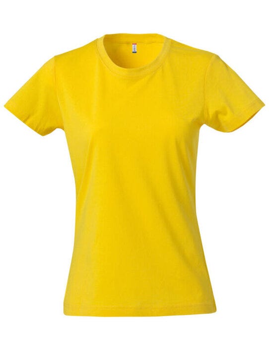 Ladies Basic T - Lemon