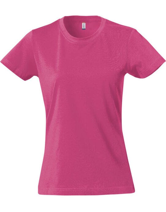 Ladies Basic T - Bright Cerise