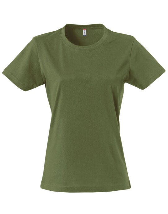 Ladies Basic T - Army Green