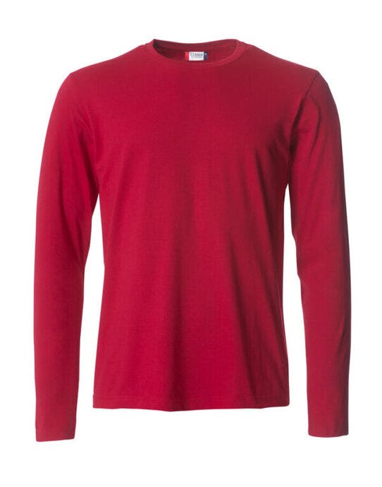 Basic Long Sleeve T - Red