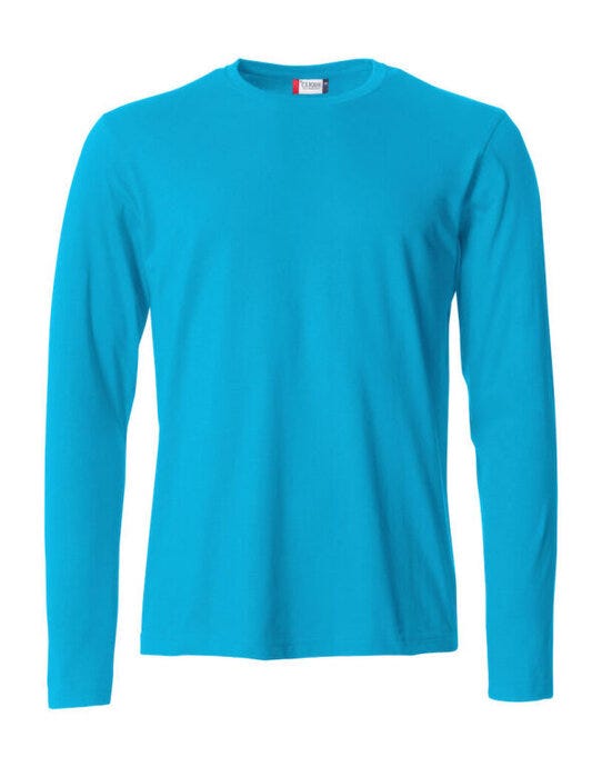 Basic Long Sleeve T - Turquoise
