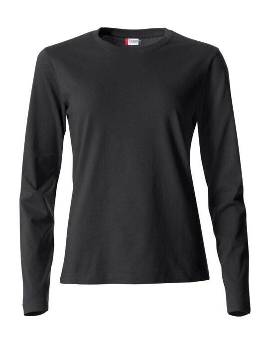 Ladies L/S Basic-T - Black