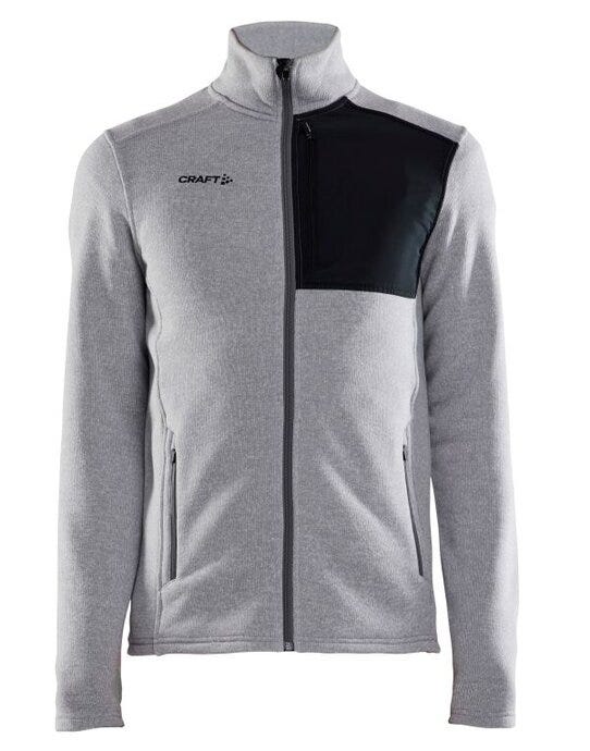 Men's ADV Explore Heavy Fleece Jkt - Grey Melange/ Black