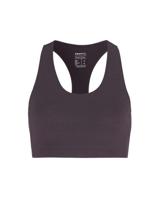 Collective Padded Sports Bra - Dark Plum