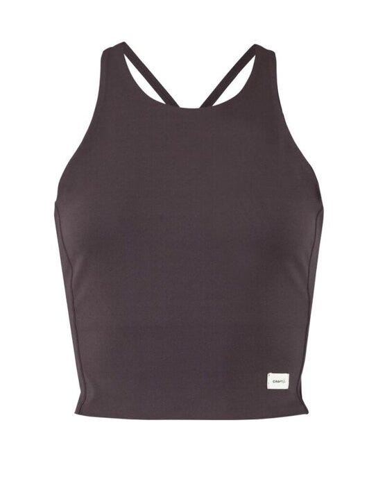 Collective Cropped Singlet - Dark Plum