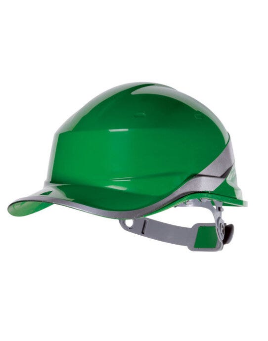 Hi-Vis Baseball Safety Helmet - Green