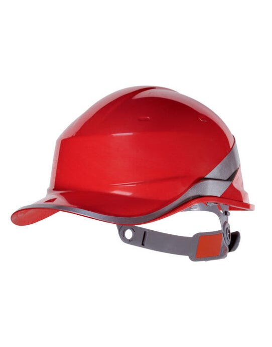 Hi-Vis Baseball Safety Helmet - Red