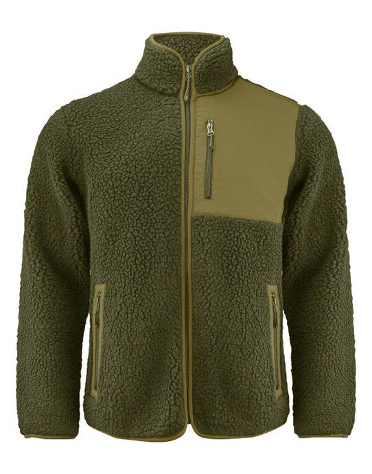 Kingsley Sherpa Fleece - Moss Green