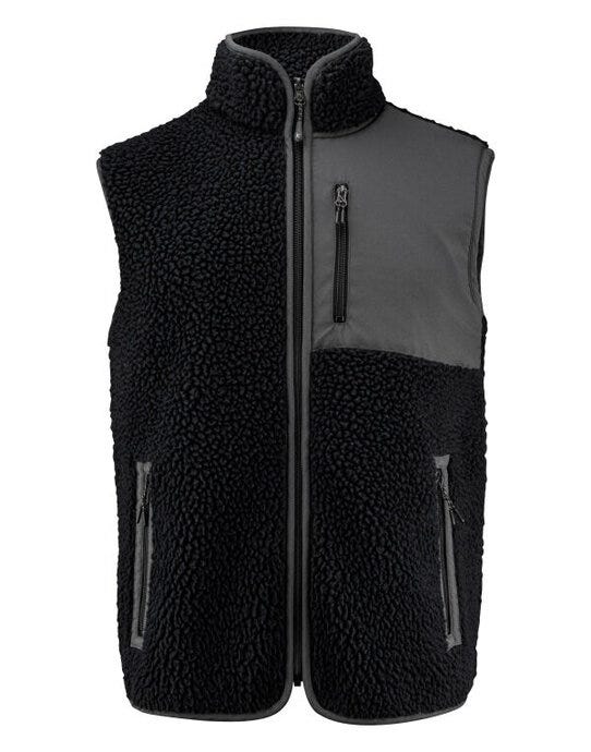 Kingsley Fleece Vest - Black