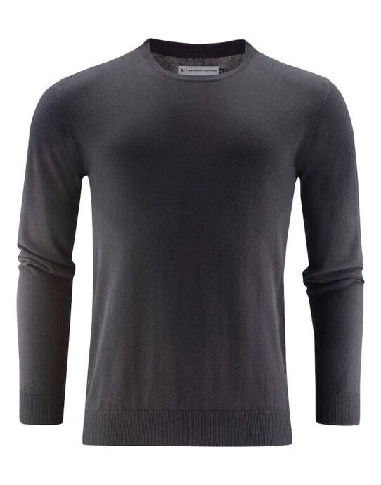 Ashland U-Neck Knit Sweat - Black